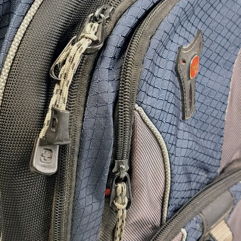 SWISSGEAR Wenger Laptop Backpack – Blue (27343060) Sturdy Travel School Outdoors